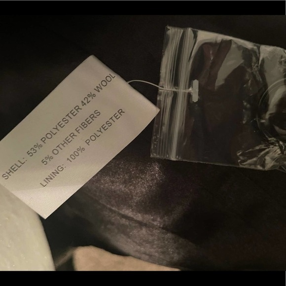 New York Bouncy Wool Fully Lined Button Up Plus Size Coat 1X NWT - Picture 8 of 12